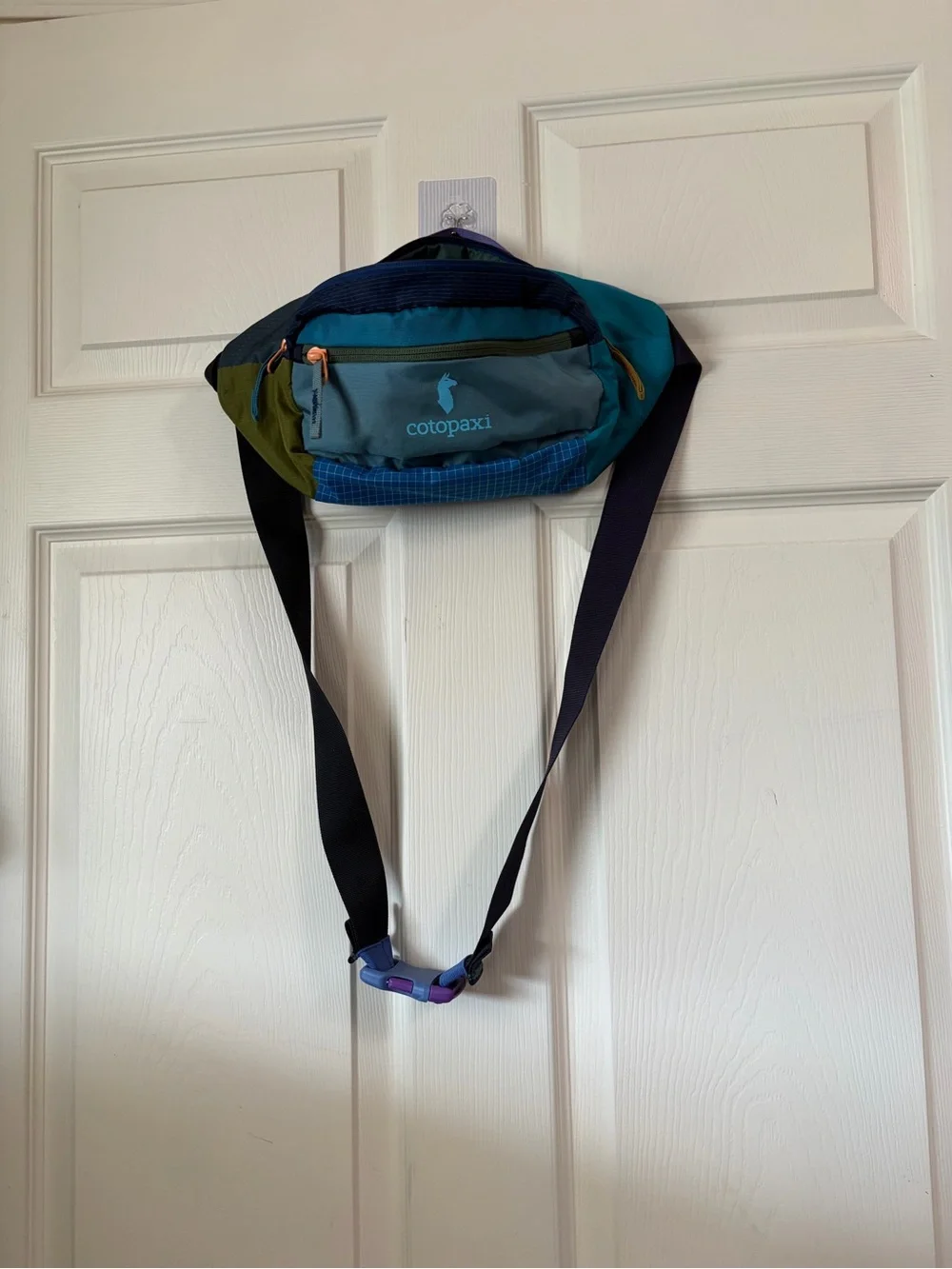 Cotopaxi Teal & Navy Del Día Sling Pack 3L Kapai Waist Bag - Picture 1 of 5